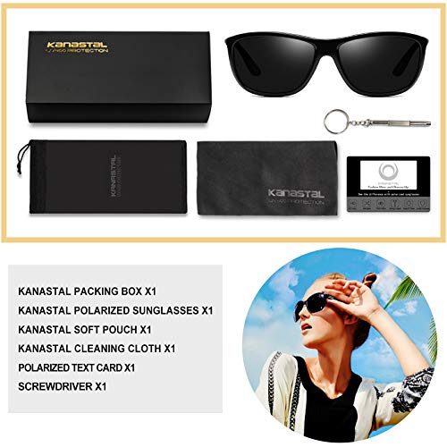 KANASTAL 2022 Lunettes de Soleil Sport Polarisées Haute Protection Hommes Femmes Conduite Course Pêche Cyclisme UV400 Protection Lunette de Soleil - Image 7
