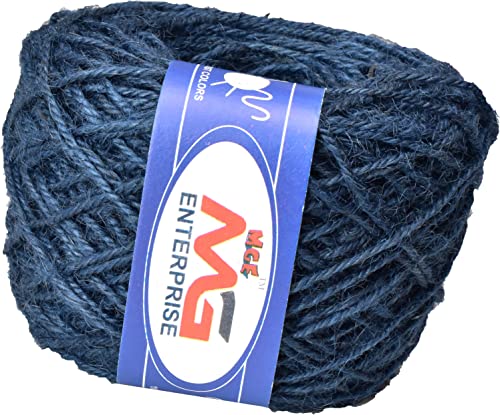 Image of M.G ENTERPRISE Jute Coloured Orange 1000 mtr Combo Colour Exclusive Twine Ball Threads String Rope 3 Ply - Art-ABFB