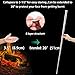 unlumm Pocket Fire Bellow, Collapsible Blower Pipe Builds Campfire Blasting Air 2 Pack