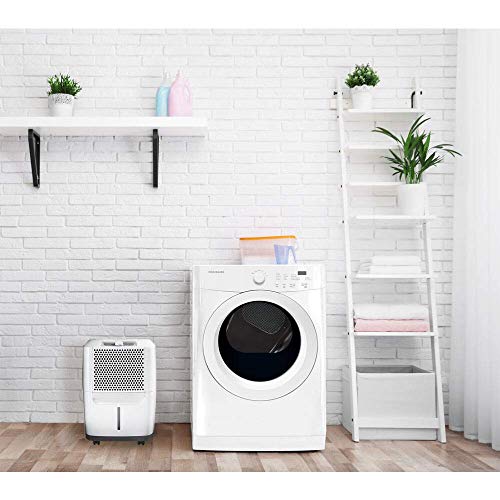 Frigidaire FAD301NWD Powerful 30 Pints Medium Room Home Odor Removing Dehumidifier Portable Unit