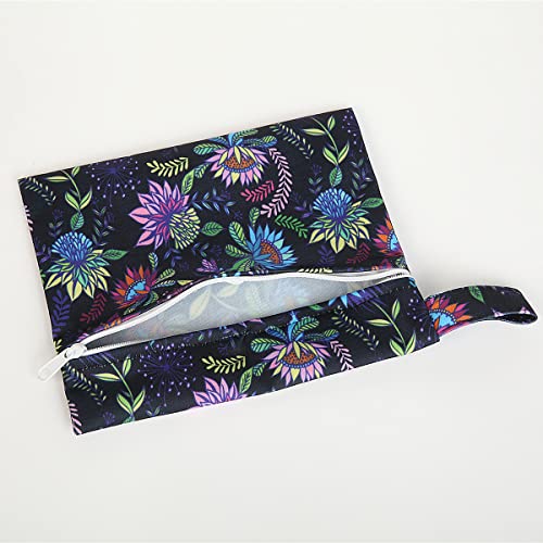 Image of 2 Pieces Reusable Mini wet bag for Mama Cloth Menstrual Pads /Breast Pads,7x5.5 Inch(2MN5)