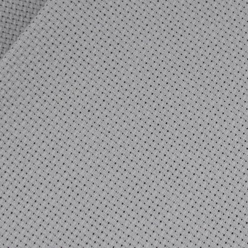 Image of KCS 59 inch x 1 Yard 14ct Counted Cotton Aida Cloth Cross Stitch Fabric (Light Grey)