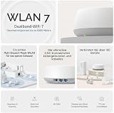 TP-Link Deco BE25(1-Pack) BE3600 Dual-Band WiFi 7 Mesh Router, 2.5G Ethernet Port, Multi-Link Operation (MLO), Transparent Roaming, Parental Control, Compatible with All Fiber Boxes, WPA3 - 3