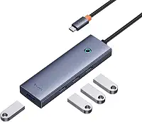 Baseus UltraJoy Series 4-Port HUB Space Grey(Type-C to USB3.0 * 4)