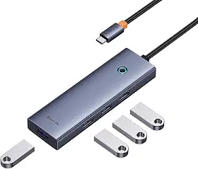 Baseus UltraJoy Series 4-Port HUB Space Grey（Type-C to USB3.0 * 4）