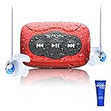 SYRYN Swimbuds Sport Bundle | 8 GB Waterproof Music Player Compatible with iTunes Files (No Apple Music)
