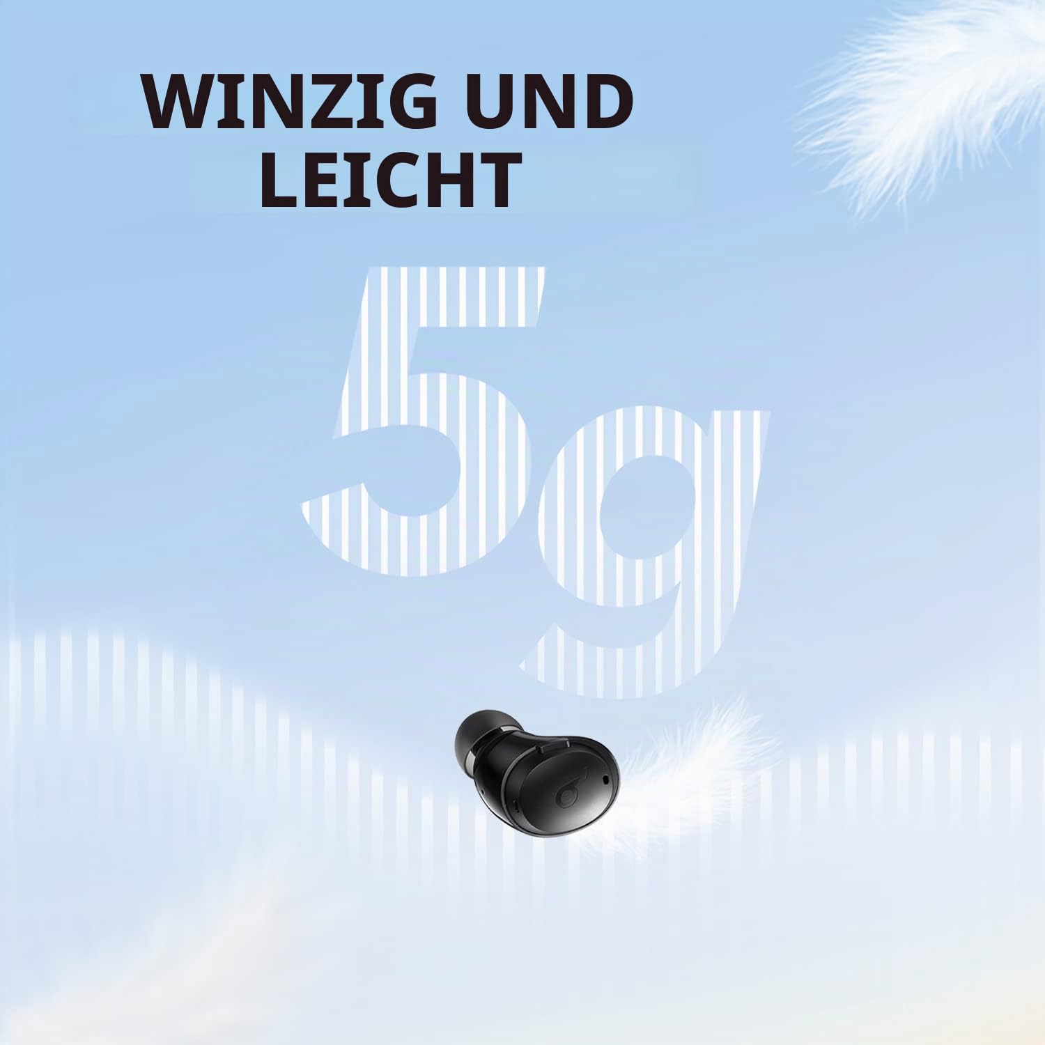 Soundcore by Anker A3i Noise Cancelling Earbuds, Deep Bass, Hybrid ANC, AI-Enhanced Calls with 4 Mics, 36H Playtime with Fast Charging, Bluetooth 5.2 Earbuds, 22 Custom EQ, Transparency Mode (Renewed)