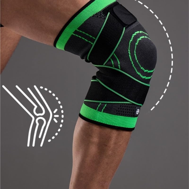 Exercise, protection Knee Pads Breathable Outdoor Running and Cycling Support Meniscus Protection Knee Pads for Fitness, cycling, running, playing football(Gray)