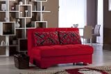 Istikbal - Twist Love Seat Sleeper - Story Red - Full Sleeper