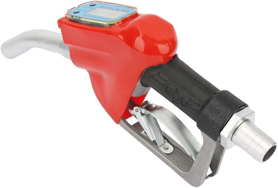 DAMARU Plastic 1 Inch 25cm Fuel Delivery Gun Gasoline Diesel Oil Nozzle Dispenser Flow Meter.-image-11