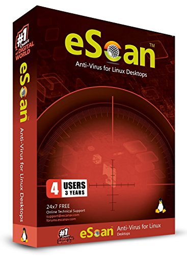 ESCANAV Antivirus per Linux Desktop 4 Utenti 3 Anni