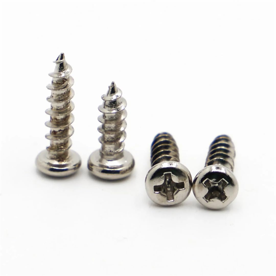 700 Stück Kreuzschlitz-Blechschrauben #10 X 1-1/4", Selbstbohrend, Verzinkt