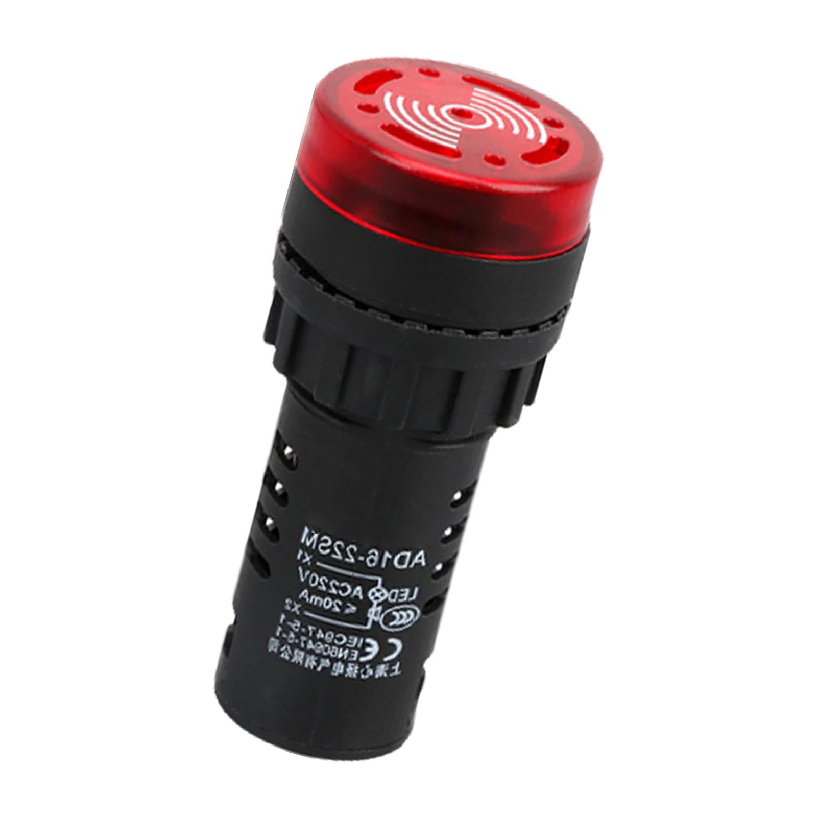 Upgrades Double Power Intermittent Sound & Light Alarm Warning Device for Factories Warehouse & Home