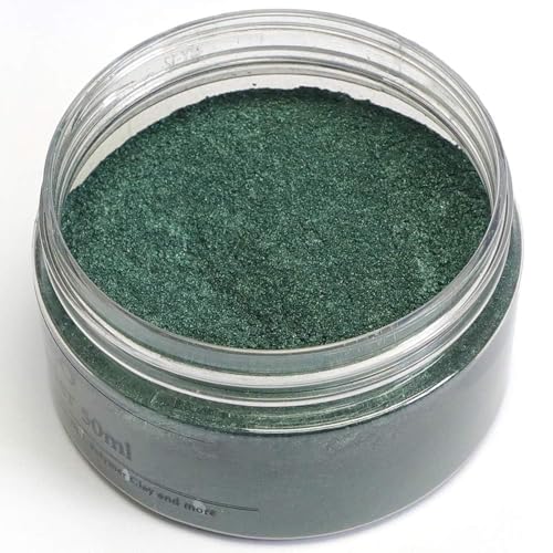 Epoxy Resin Pigment Green Mica Powder for Epoxy Resin Color Pigment Metallic Shimmer Powder Epoxy Art, Resin Jewelry, Nail, Paint, Fine Arts, Make Up, Slime Colorant, Soap Dye (50g)