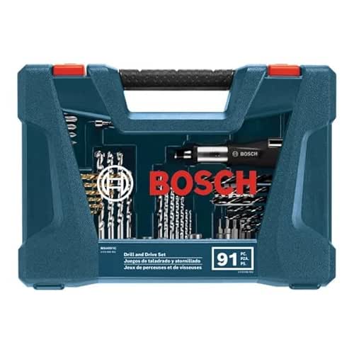 BOSCH MS4091C - 91-Piece Drilling & Driving Mixed Bit Set