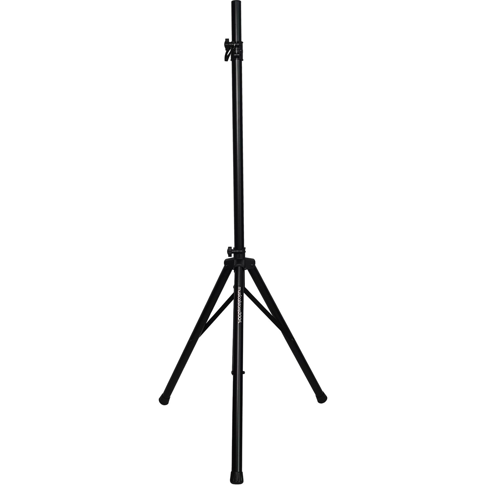 Supporti per Casse Acustiche | MusicalStore2005 Supporto Treppiede Universale per Diffusori, Altezza Regolabile 120-180 cm, Struttura Stabile e Richiudibile
