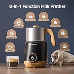 AMZCHEF 8-in-1 Milk Frother and Steamer with 550W IH Induction Heating - Image 3