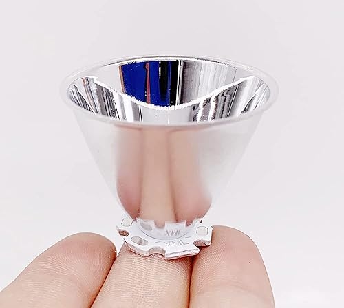 Miniatura 2 de 10 unidades de 1.575in, 1.811in, 1.969in, 2.362in, linterna LED de aluminio reflector, copa de condensador (1.614 x 1.299in)