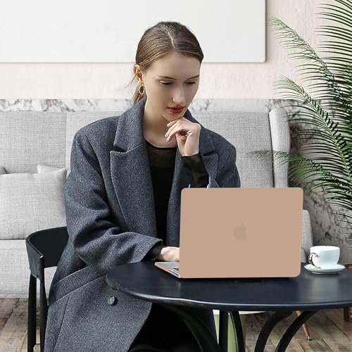 Image of MOSISO Compatible with MacBook Pro 14 inch Case 2025 2024 2023 2022 2021 M5 M4 M3 M2 M1 A3434 A3112 A3185 A3401 A2918 A2992 A2779 A2442, Hard Shell&Keyboard Cover&Screen Film&Pouch,Bronze Brown