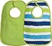 Erwin Müller Lätzchen 2er-Pack grün/grün-gestreift
