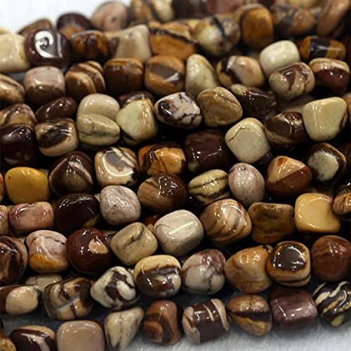 Zebra Jasper véritable perles de nacre brune haut de gamme LKBEADS 03869