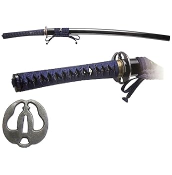 刀の縁頭　目貫　12点 Amazon.co.jp: 模造刀剣 縁・頭・鍔を鬼の金具で拵えた逸品 幕末