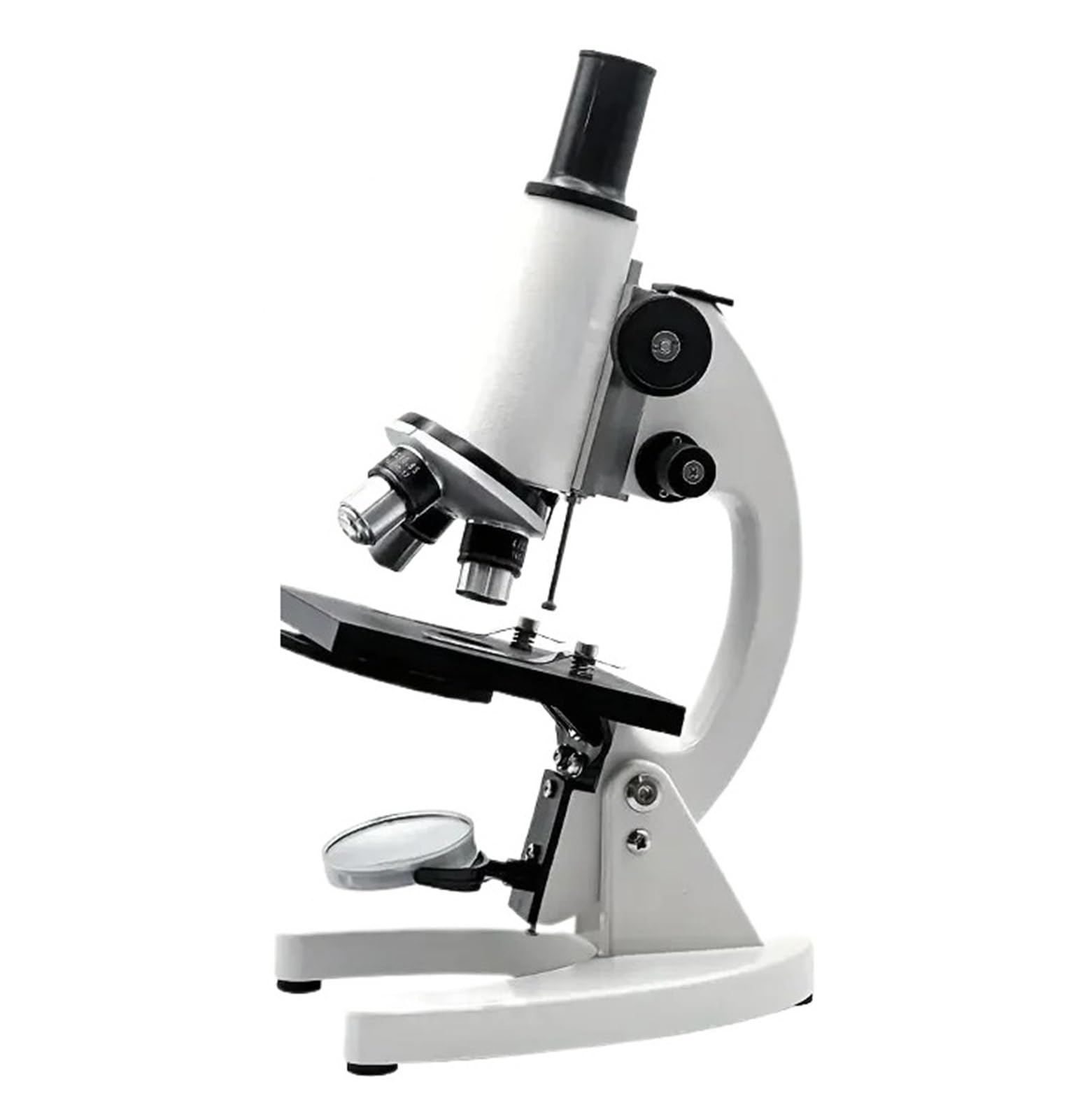 Mikroskop cyfrowy, Monokularowy celownik optyczny 64X-2400X celownik szkolny naukowy eksperymentalny celownik biologiczny cyfrowy celownik dla dzieci