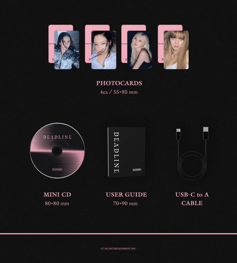 BLACK-PINK Deadline [Mood Light Ver.] 3rd Mini Album : Amazon.co