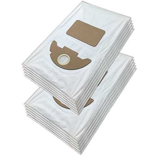 MohMus 10 Microfibra Bolsas de Aspiradora para KÄRCHER 2501, 2601, 3001, 3004, 6.904-143.0 Filterset, 6904-143