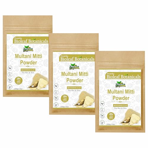 Image of Bioleaf Botanicals Multani Mitti (Fuller's Earth) | 100% Pure & Natural | For Deep Cleansing, Oil Control & Glowing Skin | Ideal for Face Packs & Acne Care | Chemical-Free - 600 gm.
