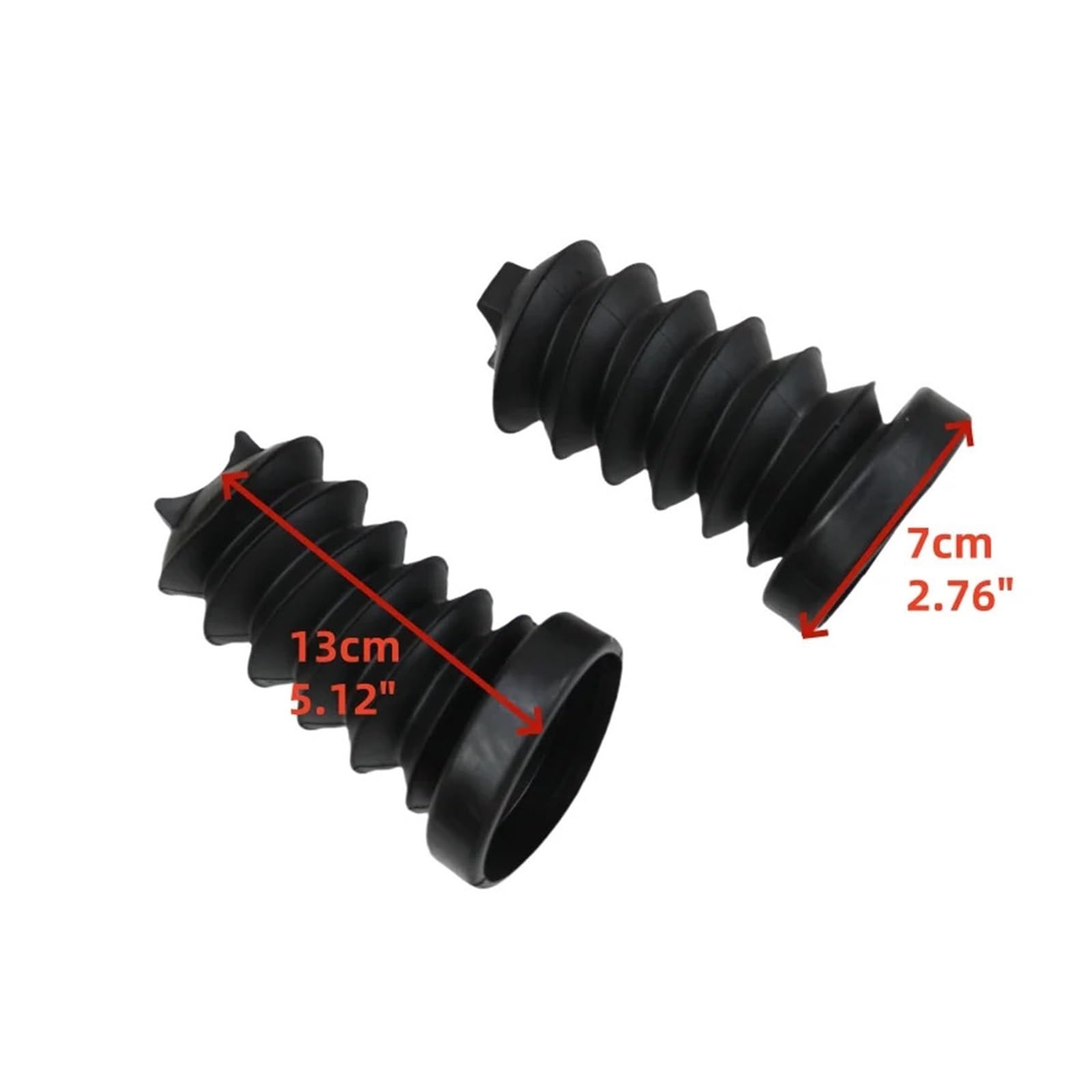 Convient pour Harley Touring Electra Glide 1997-2013, Amortisseur, Soufflet De Fourche Arrière Moto en Caoutchouc Caches de Fourche Moto Joint SPI de Fourche