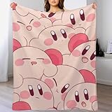 星のカービィ 毛布 シングルサイズ マイクロファイバー 高精細プリント柄 フランネル オールシーズン 洗える 軽量・静電防止 柔らか肌触り 子供用/大人用対応 76cm×102cm 5642305-6