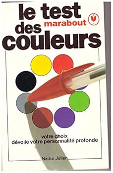 Paperback Le Test Marabout des couleurs (Marabout service) [French] Book