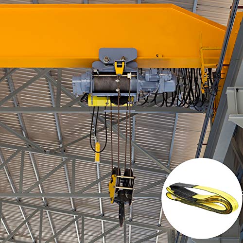 ULTECHNOVO 2Pcs Cintas de Estilingue de Elevador Cinta de Reboque de Guindaste Pesados ??Web Sling Á