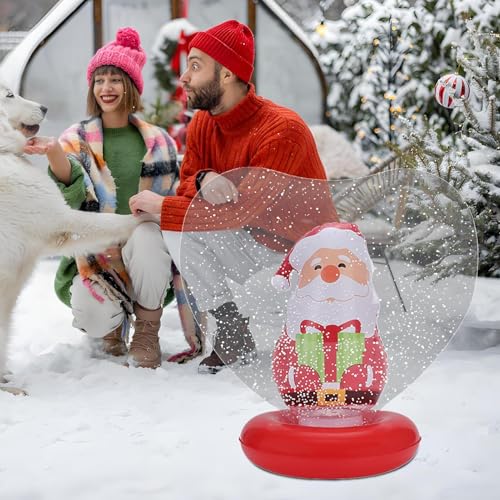 Bolas de Navidad inflables con luz para iluminar con estilo tu terraza y césped este invierno 3