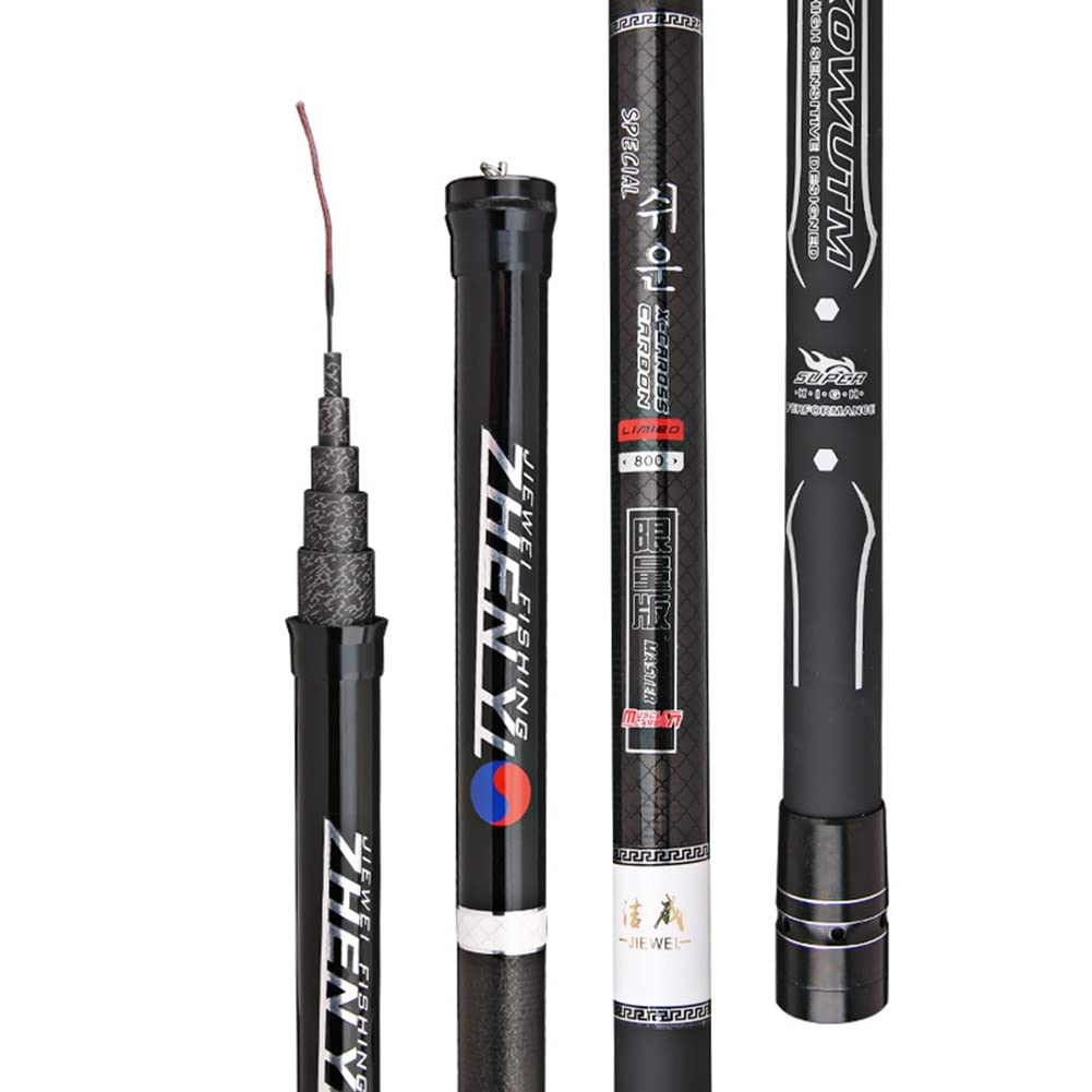 Best Rod For River Fishing – TUJISEK Carbon Fishing Rod Telescopic Super Hard Ultralight ...