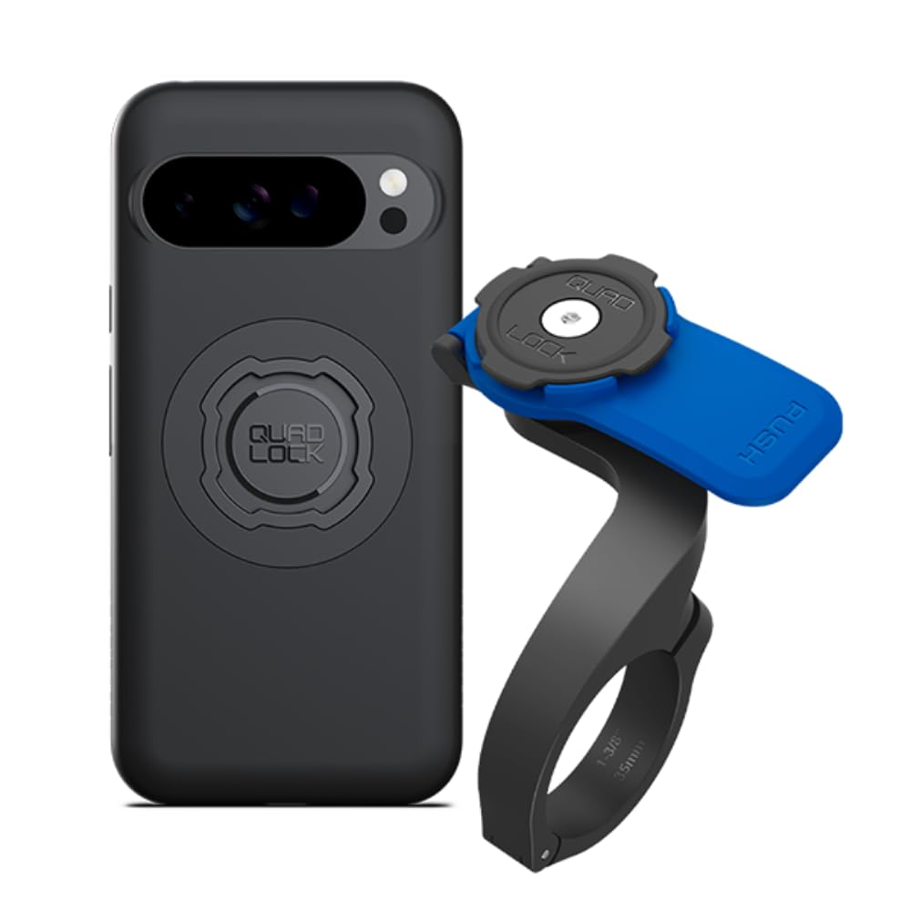 QUAD LOCK Out, uchwyt na przednią kierownicę rowerową (V3) z etui na telefon komórkowy MAG do Google Pixel 10 Pro XL