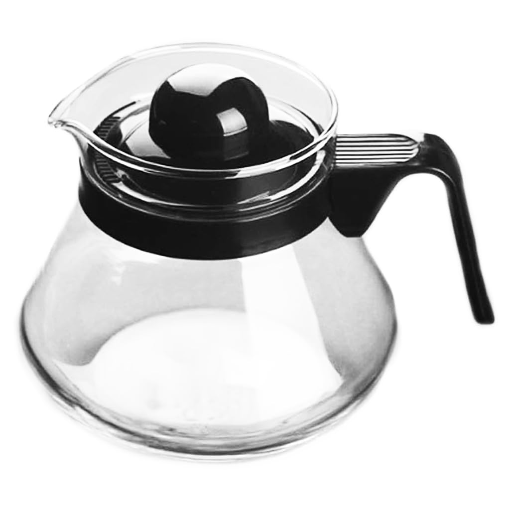 Space Home Pichet Micro-ondes 1000ml - Carafe à Café Verre Thermique Avec Couvercle - Verseuse Pour Lait Et Thé