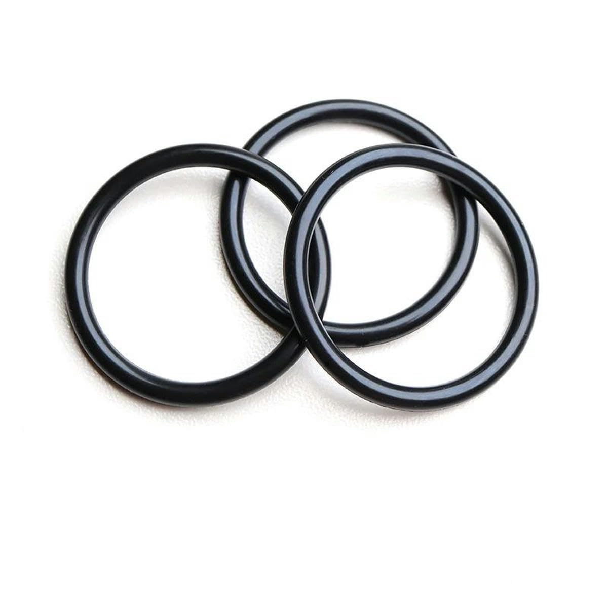Kit de juntas tóricas CS 2,5 mm NBR Anillo de sellado de goma ID 2-80 mm Arandela hidráulica mecánica resistente al desgaste de alta temperatura-ID 64 mm-2,5 mm100 piezas
