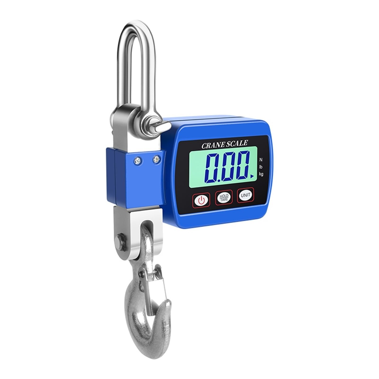 Gqnblvhzupdm Blu Crane Scale, Lcd Digital Display Crance Scale 0.05-500Kg Portable Industrial Electronic Heavy Duty Weight Hook Crane With Unit Change