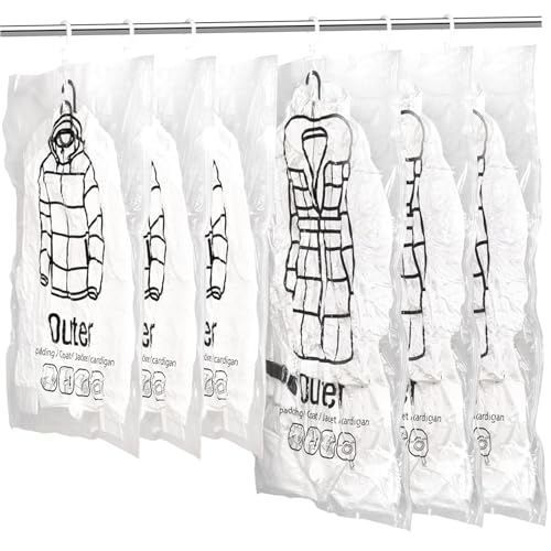 Rangement en tissu résistant à l'humidité suspendu pour organiser le dressing familial