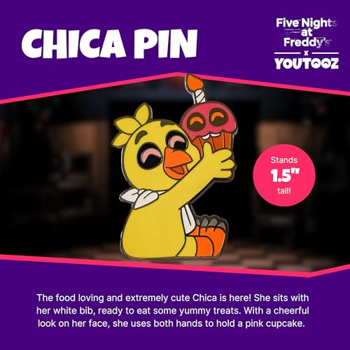 Image of Youtooz Five Nights At Freddy's Pin, Official Licensed FNAF Pins, Collectors FNAF Pin Collection Includes Pin By Youtooz Five Nights At Freddy's Collection