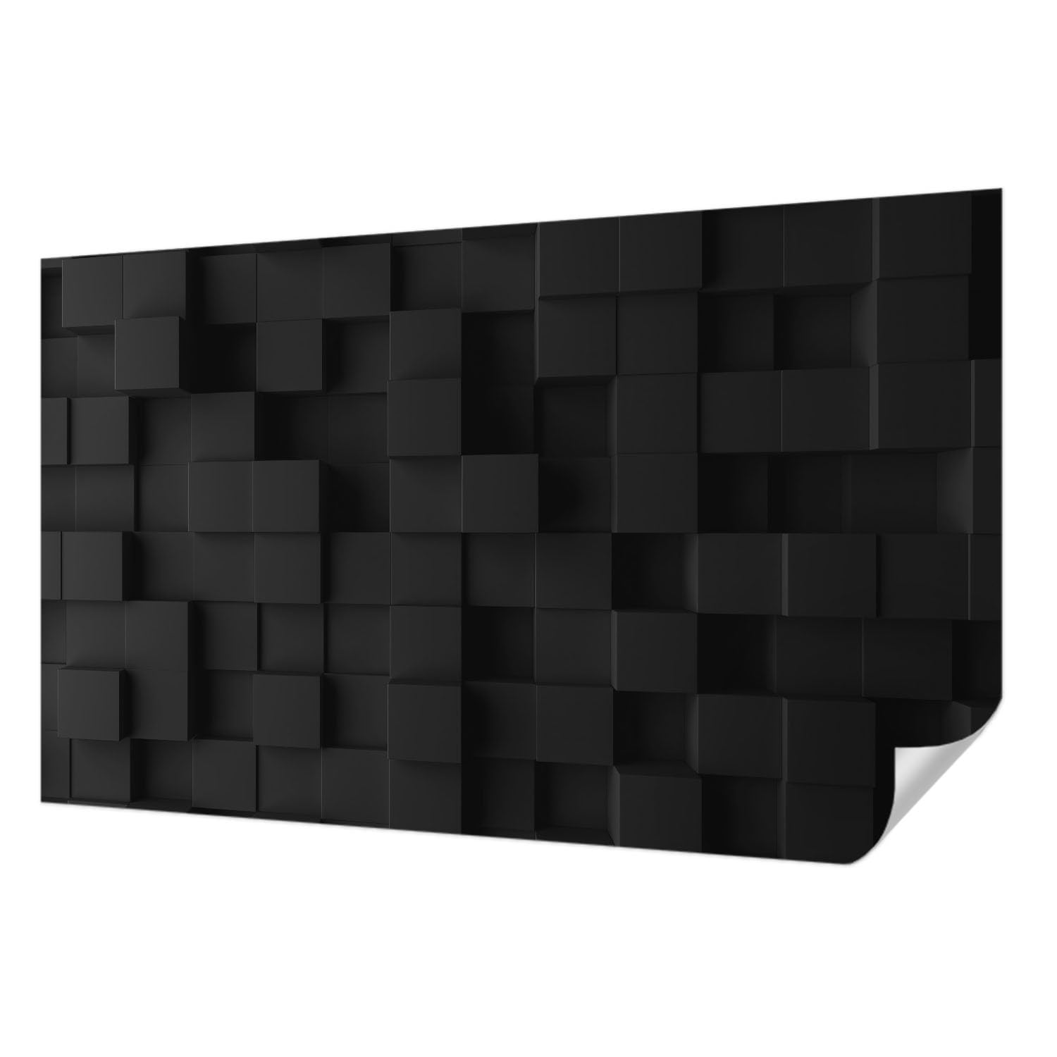 Papier peint haute qualité 416x254 cm cubes tridimensionnels et durables