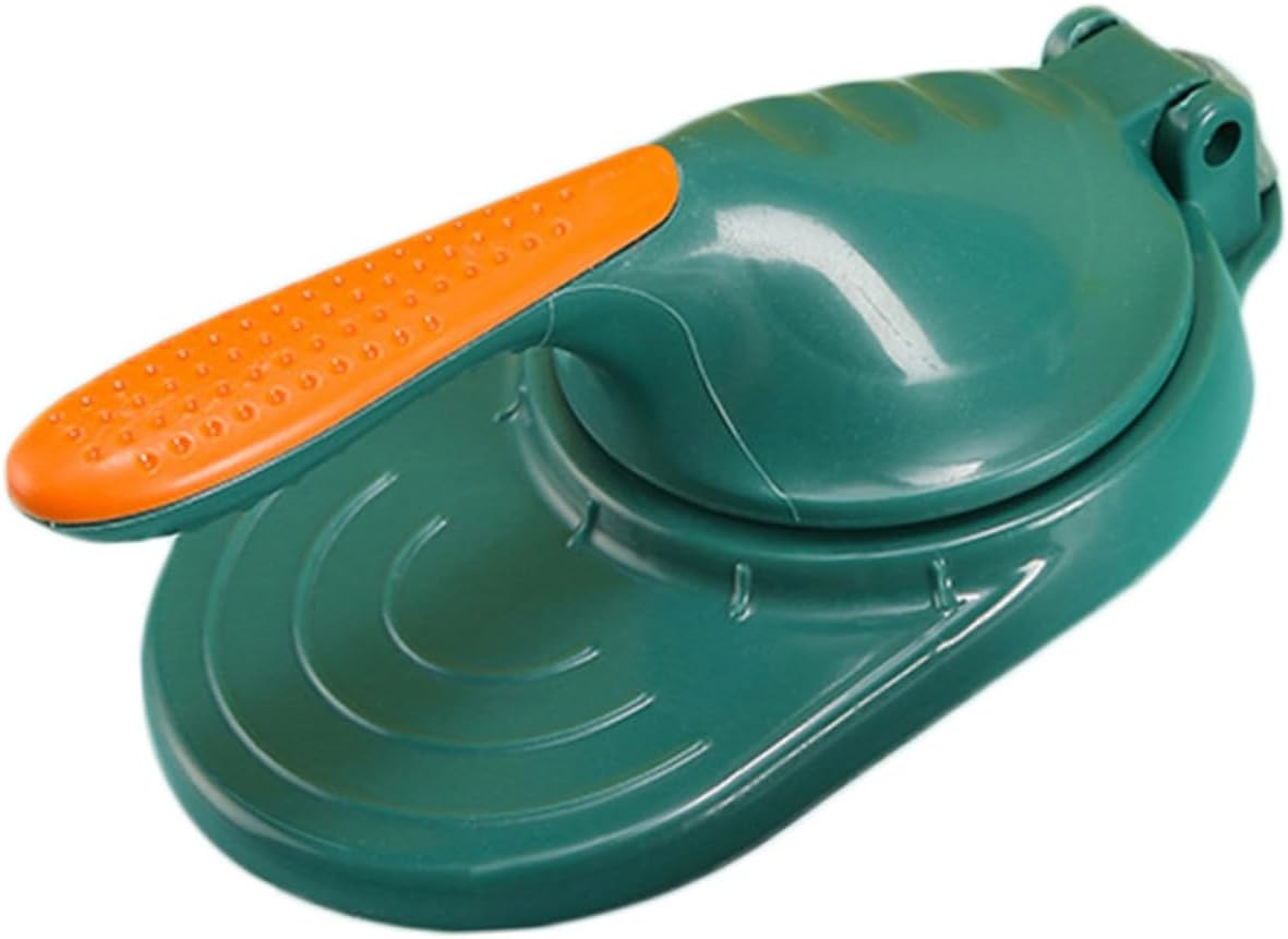Green PP Kitchen Dumpling Press for Wontons and Dough Prep