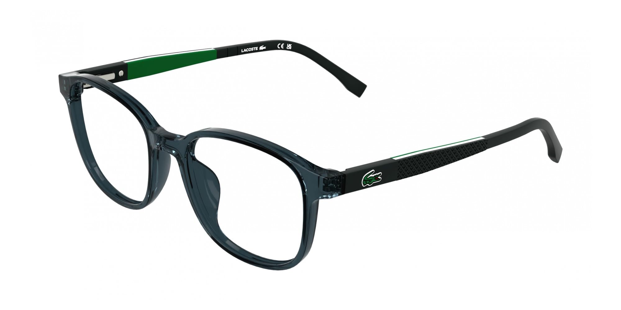 Lacoste L3667 035 ramka na okulary dla dzieci, przezroczyste, szare 46/16/130