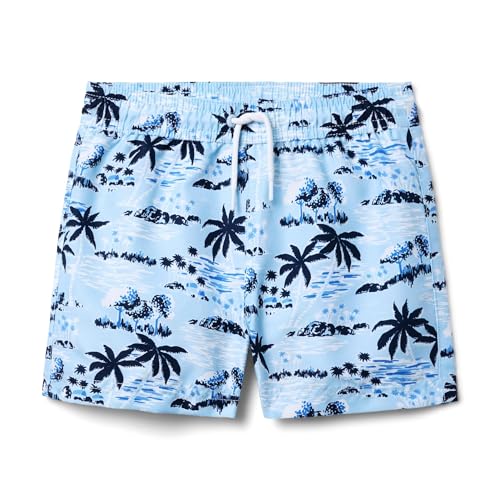 Janie and Jack Boys' Standard Printed Swim Shorts (Toddler/Little Big Kid)