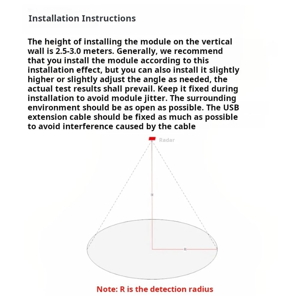 60 GHz Millimeterwellenradar Hochpräzise Mehrpersonenerkennung 3D-Menschenpräsenzerkennung LD6001B-Radarmodul
