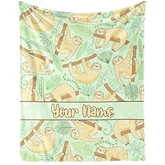Sloth Blanket 3 Custom Name