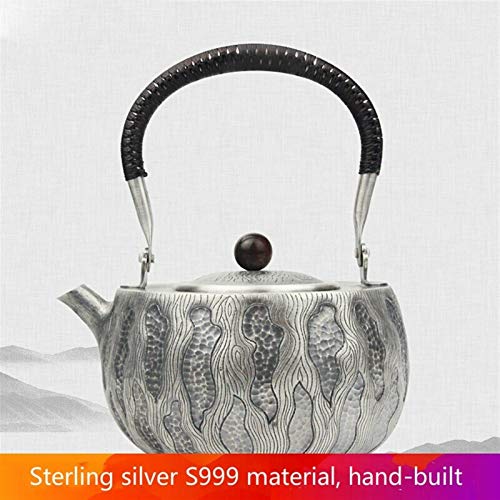 No-Branded Teiera d'Argento hkrstssxj Pure Silver Kung Fu Tea Pot Set Produzione Manuale della Produzione Manuale della… - immagine 6
