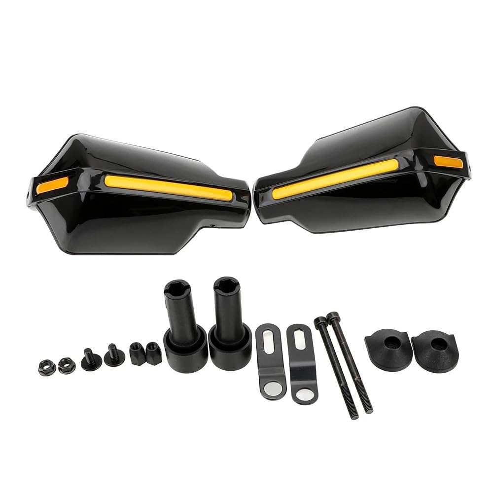 Protecteur guidon moto 7/8 universel avec bouclier coupe-vent pour levier de vitesse